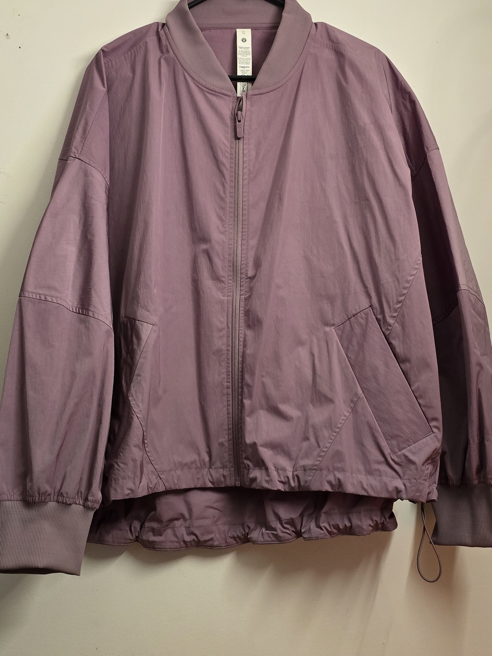 lululemon Women's Purple Lightweight Hem-Cinch Bomber Jacket